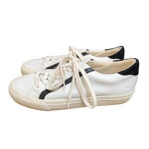 Madewell Sidewalk Low Top Leather Sneaker Women's Size 7.5 Men's 6 White